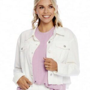 Mud Pie Preston White Jacket NWT Size M